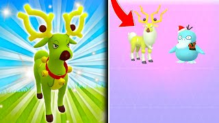 NEW WYRDEER RAID DAY EVENT ANNOUNCED Shiny BOOSTED Wyrdeer  Winter Wonderland Event [upl. by Oflunra]