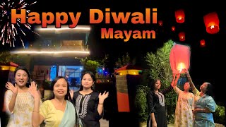 Happy Diwali Mayam 🎆 💕 Vlog 💕 meitei manipuri manipuris meiteicommunity meiteis manipurivlog [upl. by Kcirted681]