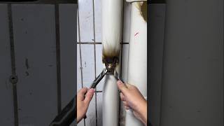 How to fix a burnt pipe 😱 shortsfeed viralvideo viralshort [upl. by Rosinski]