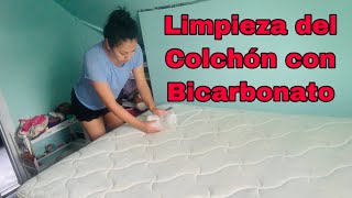 🍁limpieza del COLCHON CON BICARBONATOCOMO LIMPIAR LOS PISOS CON VINAGREtips de limpieza del HOGAR [upl. by Aivekahs]