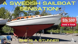 A Swedish Sailboat SENSATION This Vindo 40 is a STUNNER at 26500 Take a FULL TOUR [upl. by Katheryn332]