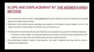 Deflection of Beams  Moment Area Method [upl. by Belinda]