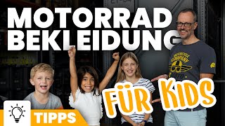 Motorradbekleidung für Kinder [upl. by Blandina]