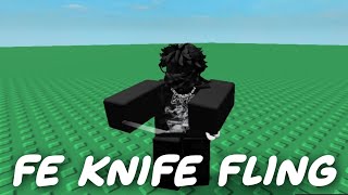 Roblox FE Knife Fling Script  Fluxus and Hydrogen [upl. by Ethben10]