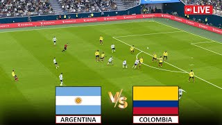 🔴LIVE  ARGENTINA vs COLOMBIA I COPA AMERICA 2024 FINAL MATCH FULL LIVE I eFOOTBALL PES 21 GAMEPLAY [upl. by Renie38]