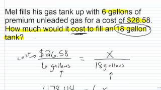 Algebra 1 Help Solving Proportion Word Problems [upl. by Ysak]