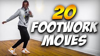 20 Footwork Dance Moves You NEED to LEARN before the SUMMER [upl. by Ceciley]