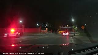 Car doesn’t know how to use a roundabout plus bonus cop pulling over a Jeep [upl. by Nial905]