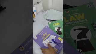 Unboxing ca inter law books of Shubham Singhal sir yourbuddyCAUncoverTheCoverunboxingbooks [upl. by Anitac]