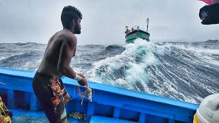 OMG Our Boat In Storms  Terrifying Monster Waves At Deep Sea  Deep Sea Fishing [upl. by Trinetta]