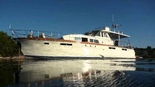 Chris Craft Constellation 1959 55ft in Croatia [upl. by Gorges]