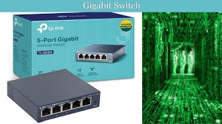 TP Link Gigabit Switch TLSG105 [upl. by Darill982]