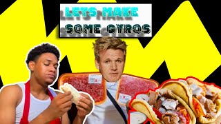 LETS MAKE SOME GYROS TODAY 🔥vlog time [upl. by Eatton]