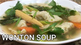 How to Make Wonton Soup with Trader Joe’s Chicken Cilantro Mini Wontons  Easy  20Minute Meal [upl. by Anirazc379]