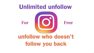 How To Unfollow People Who Doesnt Follow You Back [upl. by Airdnas]