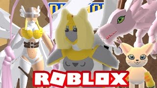 Digimon Aurity  NefertimonAngewomonMagnadramon amp Gatomon Roblox Gameplay [upl. by Aek]