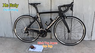 Xe Đạp Đua Chính Hãng Italya Pinarello Gan S Carbon T700 Cao Cấp Xách Tay Nhật Bản Shimano Japan [upl. by Nortal719]