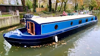 £185000 Canal Boat Tour  Aqualine Canterbury 68x12 Widebeam [upl. by Eecart953]