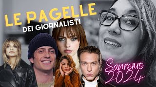 Le pagelle dei giornalisti dei brani di Irama Annalisa Emma Alessandra Amoroso Sanremo 2024 [upl. by Katlin605]