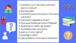 Prix des Incorruptibles en 4ème C  quiz pour mieux comprendre le roman quotLe gang des vieux schnoksquot [upl. by Drice591]