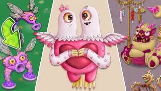 BABY Schmoochle NEW Monsters Epic Carillong amp MORE  Season of Love 2024 My Singing Monsters [upl. by Gnni]