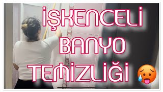 TEMİZLİK VLOG  BANYO TEMİZLİĞİ  ÇAMAŞIR SUYU MAHVETTİ 😩 [upl. by Ona]