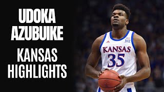 Udoka Azubuike Official Kansas Jayhawks Highlights [upl. by Frans]