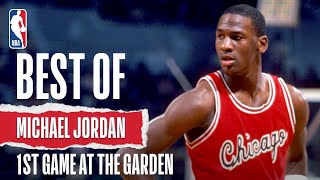 Best of Michael Jordans 1st Game At The Garden  The Jordan Vault [upl. by Ymrots]