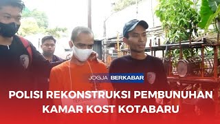 Rekonstruksi Pembnhan Kamar Kost Kotabaru Motif Pelaku Terungkap [upl. by Dlareg]