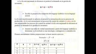 Video explicativo del Ejercicio 1 Proposiciones y tablas de verdad [upl. by Besse]