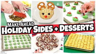 MAKE AHEAD CHRISTMAS MEAL PREP 🎄 BREAKFAST SIDES  FREEZABLE COOKIES [upl. by Eixel]