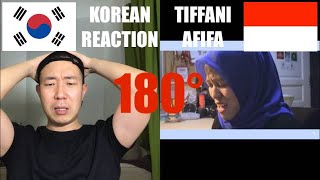 Reaction Tiffani Afifa  180° 180 degree [upl. by Enaz704]