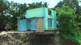 Meghna River Erosion Brahmanbaria River erosion animation [upl. by Hahnert677]