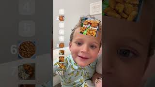 “Nummy or yucky” 😂😍 foodreview toddler cute wholesome [upl. by Nah195]