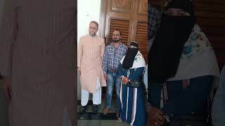 Darussalam Hyderabad main Asaduddin Owaisi se Mulakat Anam Mahila Mandal Adhyaksh [upl. by Redmund176]