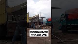 Pengangkutan paping blok digarut sangat banyak shorts [upl. by Marchak]