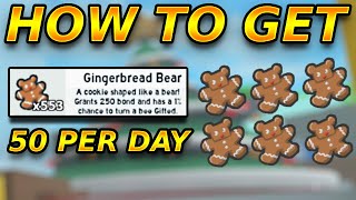 How to get Gingerbread bears in Bee Swarm Simulator [upl. by Irrabaj]