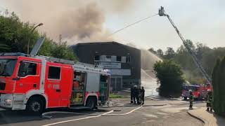 Großbrand in Härterei in Remscheid [upl. by Nomelc307]