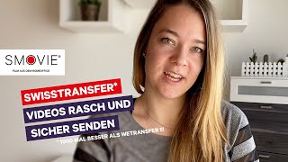 Swisstransfer statt Wetransfer Versende deine Videos einfacher schneller und sicherer [upl. by Gershom]