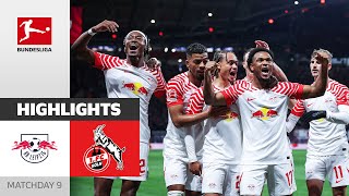 RB Leipzig  1 FC Köln 60  Highlights  Matchday 9 – Bundesliga 202324 [upl. by Eaj]