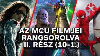 A Marvel Moziverzum filmjei rangsorolva  II rész 101 [upl. by Enitsenrae994]