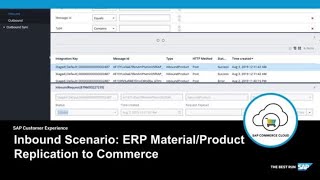 Inbound Product Replication from ERP to SAP Commerce Cloud  SAP Commerce Cloud [upl. by Yarled662]