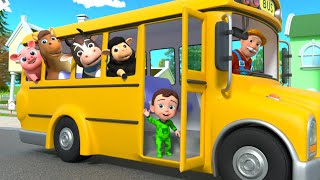 Wheels On The Bus Song Baby Animals  more Baby Songs amp Nursery Rhymes [upl. by Garnette]