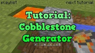 Minecraft PS3  PS4  Cobblestone Farm Tutorial Farming Tutorial 410 [upl. by Annaig]