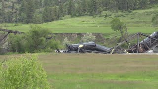 NTSB Railroad bridge failure caused 2023 train derailment near Reed Point [upl. by Eveline317]