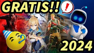 PS5 JUEGOS GRATIS 2024 🥳​ [upl. by Shalna]