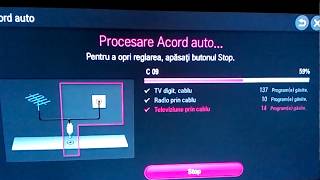 Cautare canale tv digitale HD si analogice pe un televizor LG Smart Tv [upl. by Eloisa]