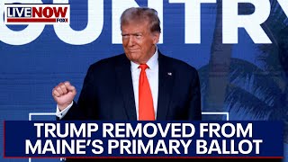 Maine removes Trump from ballot Colorado puts him back on  LiveNOW from FOX [upl. by Drhacir]