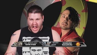 War of the Worlds 2014 Kevin Steen vs Shinsuke Nakamura [upl. by Enirak]