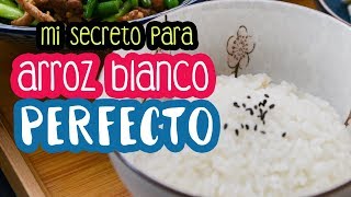 Arroz blanco perfecto  Receta fácil [upl. by Annaehs]